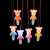 Children's Luminous Toys Flash Whistle Lanyard Stall Night Market Hot Sale WeChat Business Push Scan Code Kindergarten Small Gift