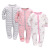 Cross-Border Baby Jumpsuit Spring and Summer Long Sleeves Newborn Jumpsuit Baby Foot-Wrapped Jumpsuit Jumpsuit