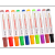 Water-Based Soluble Whiteboard Marker Erasable Color Floating Personality Whiteboard Marker 12 Colors Large Capacity Drawing Pen Children