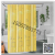 Factory Direct Sales Simple Line Bathroom Shower Curtain Punch-Free Installation Bathroom Curtain