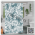 Bathroom Curtain Shower Curtain Leaves Bathroom Curtain Waterproof and Mildew-Proof Partition Curtain Door Curtain Fabric