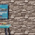 Retro 3D Brick Pattern Wallpaper Brick Stone Art Stone Restaurant Snack Hotel Background Wall Wallpaper Non-Self-Adhesive
