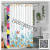 Abstract Dry Wet Separation Partition Curtain Waterproof Curtain Bathroom Curtain Abstract Illustration Shower Curtain