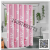 Digital Printing Green Leaf Waterproof Curtain Bathroom Toilet Partition Curtain