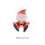 New Christmas Series Aluminum Balloon Cartoon Santa Claus Christmas Tree Gift Box Snowman Sled Balloon