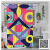 Modern Simple Creative Digital Printing Shower Curtain Mildew-Proof Moisture-Proof