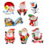 New Christmas Series Aluminum Balloon Cartoon Santa Claus Christmas Tree Gift Box Snowman Sled Balloon