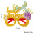 Amazon New Happy Birthday Theme Party Kid's Eyewear Birthday Ball Hawaii Photo Decoration Props