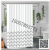Sea Shell Shower Curtain Hanging Curtain Door Curtain Fabric Waterproof and Mildew-Proof Toilet Partition Curtain