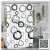 Marine Digital Printing Shower Curtain Waterproof Hanging Curtain Partition Curtain