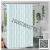 Bathroom Punch-Free Thickened Waterproof and Mildew-Proof Shower Curtain Cloth Bathroom Partition Shower Curtain