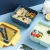 S42-0228 Lunch Box Student Lunch Box Office Worker Compartment Lunch Box Stall with Tableware Portable Bento Box