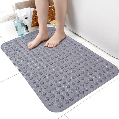 Summer Bathroom Non-Slip Mat PVC Non-Slip Floor Mat Hotel Bathroom Cylinder Mat Massage Mat Bath Non-Slip Suction Cup Pad