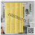 Factory Direct Sales Simple Lines Toilet Partition Curtain Punch-Free Shower Curtain