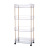 Transparent Kitchen Floor Multi-Layer Gap Removable Trolley Rack Bathroom Storage Rack with Wheels