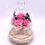 2022 New Glowing Love Glass Cover Preserved Fresh Babysbreath Rose 520 Valentine's Day Festival Gift Decoration