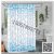Polyester Fabrics Waterproof Shower Curtain Partition Bathroom Curtain Shower Curtain Nordic Printing Shower Curtain