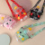 Tiktok Straw Cup Cute High-Looking Student Plastic Water Cup Portable Children Lock Design Crossbody Potato Chips Cup