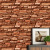 Retro 3D Brick Pattern Wallpaper Brick Stone Art Stone Restaurant Snack Hotel Background Wall Wallpaper Non-Self-Adhesive