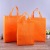 Non-Woven Bag Wholesale Three-Dimensional Blank Color Printing Non-Woven Handbag Advertising Shopping Bag Printable Logo