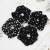 Black and White Letters Shivering Dots Simple Fabric Large Intestine Hair Band Korean Ins Style Stylish Hair Accessories Rubber Band Hair Rope