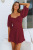 Amazon New European and American Solid Color Fashion Women's Sexy off-Neck Lantern Sleeve Dress Square Collar Two-Way Dress