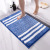 New High Wool Simple Striped Door Mat Home Bathroom Absorbent Non-Slip Foot Mat Doorway Door Mat