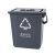 Kitchen Trash Can Portable 10 L round Plastic Bucket with Filter Net Household Dry Wet Separation with Lid Drain Bucket