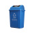 Factory Direct Supply Outdoor Sorting Trash Bin Plastic Commercial Dustbin with Lid Shake Cover Community Property and Sanitation Industrial