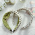 Early Spring Matcha Bow Barrettes High-Grade Pearl Large Intestine Hair Ring Avocado Plaid Headband Headdress Korean Style