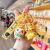 Psyduck Doll Pendant Crossdressing Keychain Cute Cartoon Epoxy Doll Trendy Bags Car Accessories Wholesale