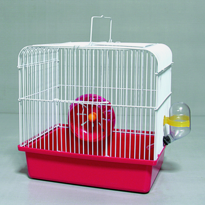 Small Rural Style Plastic Spraying Process Environmental Protection Safety Wire Hamster Cage