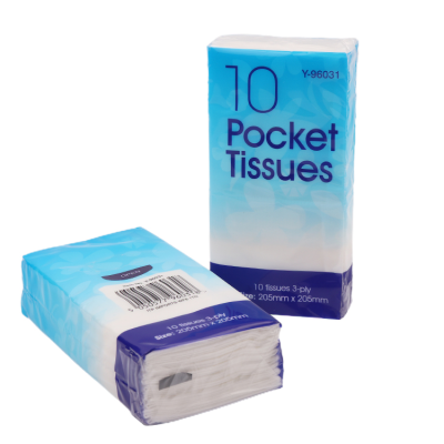 OEM Bagged Tissue/Handkerchief Tissue/Convenient Bagged Tissue Handkerchief Facial Tissue Newborn Wood Pulp 3 Layers