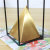 European Model House Pyramid Ornament Modern Minimalist Villa Living Room Entrance Creative Iron Metal Soft Decoration