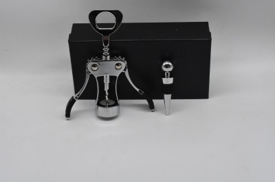 Wholesale New Zinc Alloy Wine Bottle Opener Kit Robot Wine Set Creative Design Bottle Opener