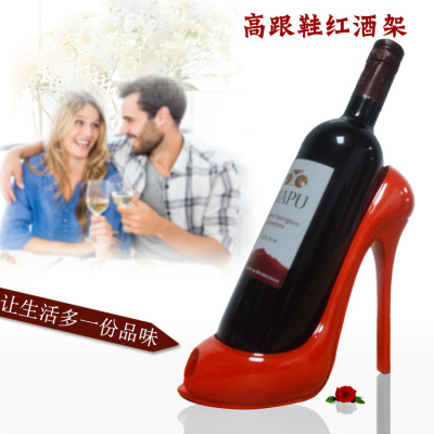 Creative High Heels Wine Rack Home Living Room Dining Table Decorations Decoration Girlfriends' Gift Girlfriend Gift