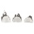 Modern Home Sample Room Living Room Nordic Soft Decoration Craft Decoration New Glass Mountain Three-Piece Set