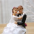 New Wedding Figure Resin Crafts Western Style Wedding Cake Decoration Little Doll Wedding Romantic Couple Doll