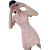 Pink Business Suit and Dress Summer Women's Clothing 2022 New Small High Sense Business Temperament Fashionable Skirt