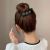 Tik Tok New Online Influencer Bow Back Head Large Hair Clip Bun Updo Hair Accessories Shark Clip Elegant Hair Pin