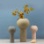 Nordic Ins Morandi Creative Flower Arrangement Vase Soft Decoration Home Decoration High Tube Ceramic Crafts Ornaments
