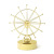 Golden Ferris Wheel Battery USB Dual-Purpose Magnetic Perpetual Motion Instrument Wiggler Office Living Room Ornaments