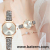 Korean Fashion Women's Starry Sky Bracelet Watch Full Diamond Steel Strap Watch Women's Marble Diamond Casual Quartz Watch Wholesale