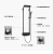Firmer China Fashion Luxury Design White and Black Bathroom Lift Shower Faucet Set