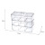 Wholesale Transparent Three-Layer Combined Cosmetic Storage Box Compartment Large Capacity with Lid Perfume Skin Care Storage Box Storage Box