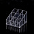 Transparent Powder Lipstick Perfume Storage Box Cosmetics Display Rack Grid Nail Polish Powder Blush Finishing Rack