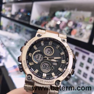 Cross-Border Fashion Trend Large Dial Multi-Functional Electronic Sports Watch Youth Cool Men's Watch Student's Watch