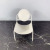 Modern Simple European White Mini Metal Chair Stool Decoration Model House Sales Office Soft Decoration