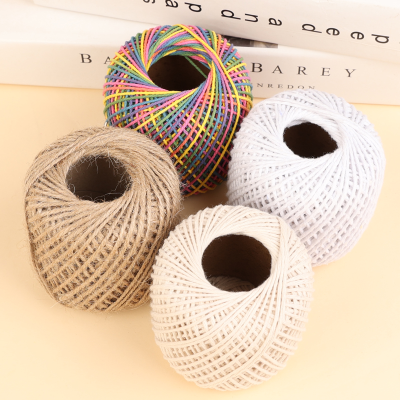 Factory Direct Supply Ins Style Decorative Rope DIY Handmade Decorative Rope Gift Packaging Tapestry Braided Rope