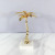 Modern Minimalist Creative Golden Plating Coconut Tree Metal Ornaments Marble Model Room Living Room Soft Decorations